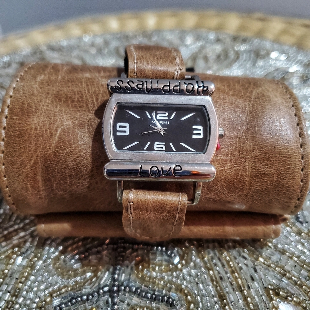 WOMENS NEW wrist watch wallet 'Closing Time'